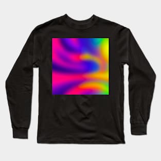 Beautiful Abstract Color Art Long Sleeve T-Shirt